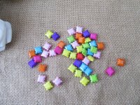 500Pcs Irregular Square Shaped Spacer Beads DIY Jewellery 500Pcs Irregular Square Shaped Spacer Beads DIY Jewellery