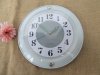 1Pc New Round Silent Wall Clock Battery Operated 32cm Dia