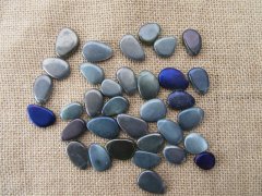 400Grams Teardrop Shape Gemstone Beads Assorted