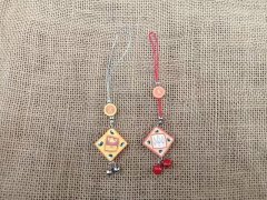 12Pcs Clay Car Key Fengshui Charm Bag Small Charm 12Pcs Clay Car Key Fengshui Charm Bag Small Charm