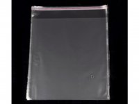 1000 Clear Self-Adhesive Seal Plastic Bags 27x24cm