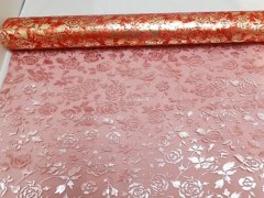 (image for) 4x1Roll Red Rose Organza Ribbon 49cm Wide for Craft