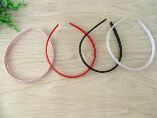 12Pcs Candy Color Headbands Hair Band Hair Hoop 9mm dia.