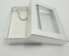 48X Silver Jewelry Boxes with Clear Top 6.5x8.5cm 48X Silver Jewelry Boxes with Clear Top 6.5x8.5cm