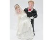 10X Bride & Groom Wedding Cake Decoration 4.5cm (image for) 10X Bride & Groom Wedding Cake Decoration 4.5cm