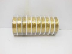 10 Rolls X 12Meters Copper Line Tiger Tail Wire 0.4mm Golden 10 Rolls X 12Meters Copper Line Tiger Tail Wire 0.4mm Golden