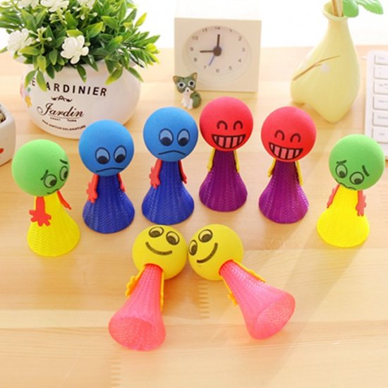24Pcs Lovely Jump Elf Toys Mixed Color 90mm High - Click Image to Close