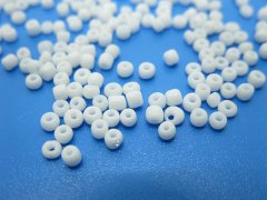 (image for) 1Bag X 30000pcs (450g) White Opaque Glass Seed Beads 2mm