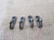 (image for) 100Pcs 3cm Antique Bronze Coat Hat Clothes Wall Hook Kitchen Han