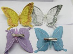 (image for) 1Pc Chic Designer Hair Clips,Rhinestone Floral Clip