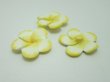 50Pcs Yellow Fimo Beads Frangipani Flower Jewellery Finding 40mm (image for) 50Pcs Yellow Fimo Beads Frangipani Flower Jewellery Finding 40mm