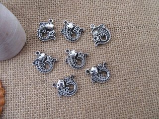 100Pcs New Koi Fish Beads Charms Pendants Jewellery Findings (image for) 100Pcs New Koi Fish Beads Charms Pendants Jewellery Findings