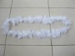 (image for) 4 x 12 Pieces White Hawaiian Dress Party Flower Leis/Lei Flower 7cm