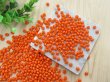 (image for) 3000Pcs Flat Round Faceted Spacer Beads 6x4mm - Orange