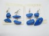 48Pairs Fashion Bule Irregular Earrings Bulk