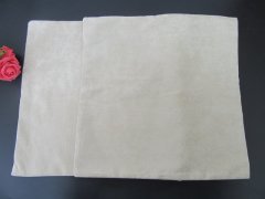 (image for) 2Pcs Plain Cushion Cover Sofa Waist Bed Throw Flax Pillow Case