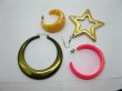 (image for) 60 Pairs Assorted Fashion Plastic Earrings Wholesale