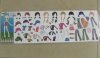 10 Sheets Beautiful Change The Clothing Stickers 10 Sheets Beautiful Change The Clothing Stickers