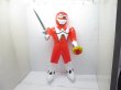 (image for) 12 Red Inflatable Power Rangers w/ Sword Blow-up Toy