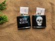 5Pc Black Hip Flask Bone Dry Design Stylish Flask for Drinks