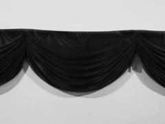 (image for) 1Pc Black 3M Swag Drape Stage Wedding Background Backdrop