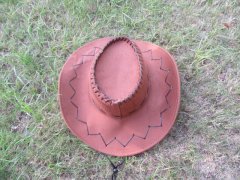 (image for) 5Pcs Rust Fashion Cowboy Hats Outdoor Camping Hat Party Favor