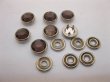 (image for) 100Sets Brown Five-Claw Brad Stud Button