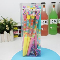 12Pcs Funny Unicorn Gel Ink Pen Can Make Bracelet