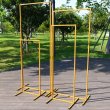 (image for) 1Set x 4Pcs Gold Rectangular Flower Display Wedding Arch