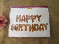 1Pack Air-Filled Foil Balloon Garland HAPPY BIRTHDAY Party