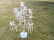 (image for) 1X 9-Heads Tall Crystal Candle Holder Candelabra 59cm High