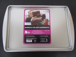 6Pcs Rectangular Bread Pan Cake Mold Baking Tray Tools 38x25x1.5