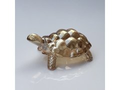 (image for) 1Pc Lucky Feng Shui Crystal Turtle Figurine Ornament 16x11cm
