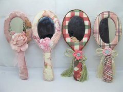 (image for) 10X Make-up Hand Held Oval Shaped Mirrors European Style