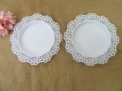 4Pcs Decorative Round Plates Cake Bread Dessert Serving Display 4Pcs Decorative Round Plates Cake Bread Dessert Serving Display