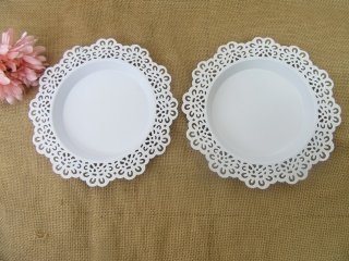4Pcs Decorative Round Plates Cake Bread Dessert Serving Display (image for) 4Pcs Decorative Round Plates Cake Bread Dessert Serving Display