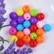 720Pcs Soild Bubblegum Colorful Round Beads 8mm Jewelry Making (image for) 720Pcs Soild Bubblegum Colorful Round Beads 8mm Jewelry Making