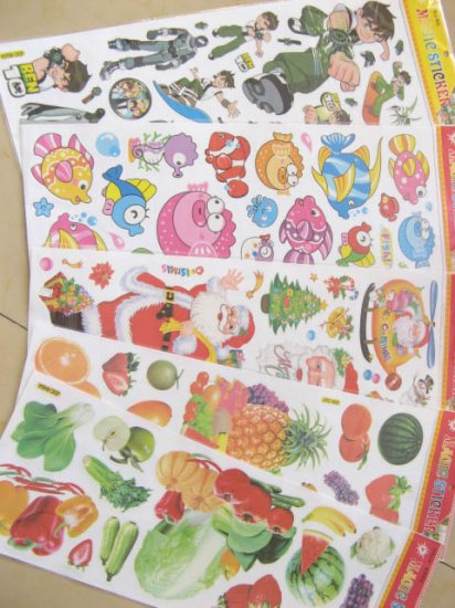20Sheets/pgs Magic Scrapbooking Stickers Assorted Wholesale - Click Image to Close