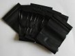 (image for) 100Pcs Black Resealable Zip Lock Plastic Bag Pouch 12x8cm