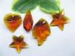 (image for) 30 Assorted Coffee Glass Pendants pd-gd-ch6