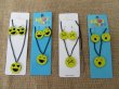 (image for) 6Sets Funny Smile Face Emoji Linked Chain Necklace W/Earring
