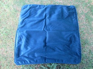 2Pcs Square Soft Velvet Cushion Covers Throw Pillow Cases - Blue