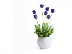 6Bundle X 5Pcs Artificial Purple Lavender Flower Ball Home D¨¦co 6Bundle X 5Pcs Artificial Purple Lavender Flower Ball Home D¨¦co