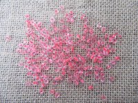 490Grams Deep Pink Round Glass Seed Beads 2-4mm