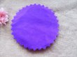 100 Purple Scalloped Edge Tulle Round Circles Wedding Favor (image for) 100 Purple Scalloped Edge Tulle Round Circles Wedding Favor