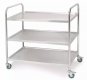 New Stainless Steel 3 Tier Trolley Cart 85x45x90cm
