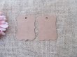 18Sheets x 25Pcs Blank Kraft Paper Gift Wrap Tags Gift Tags Part