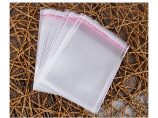 1000 Clear Self-Adhesive Seal Plastic Bag 14x10cm