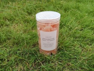 1Box (Approx 130Pcs) Pink Decorative Salt Stone Health Home