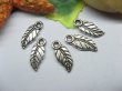 (image for) 20pcs Beautiful Metal Leaf Charms yw-ac-mc84